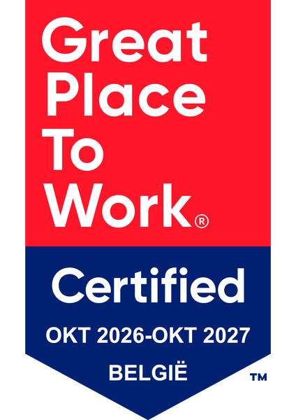 Great Place to Work Certified, okt 2026 – okt 2027, België