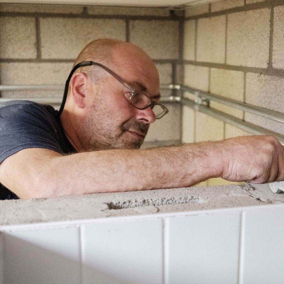 Portret van Kevin M., installateur sanitair