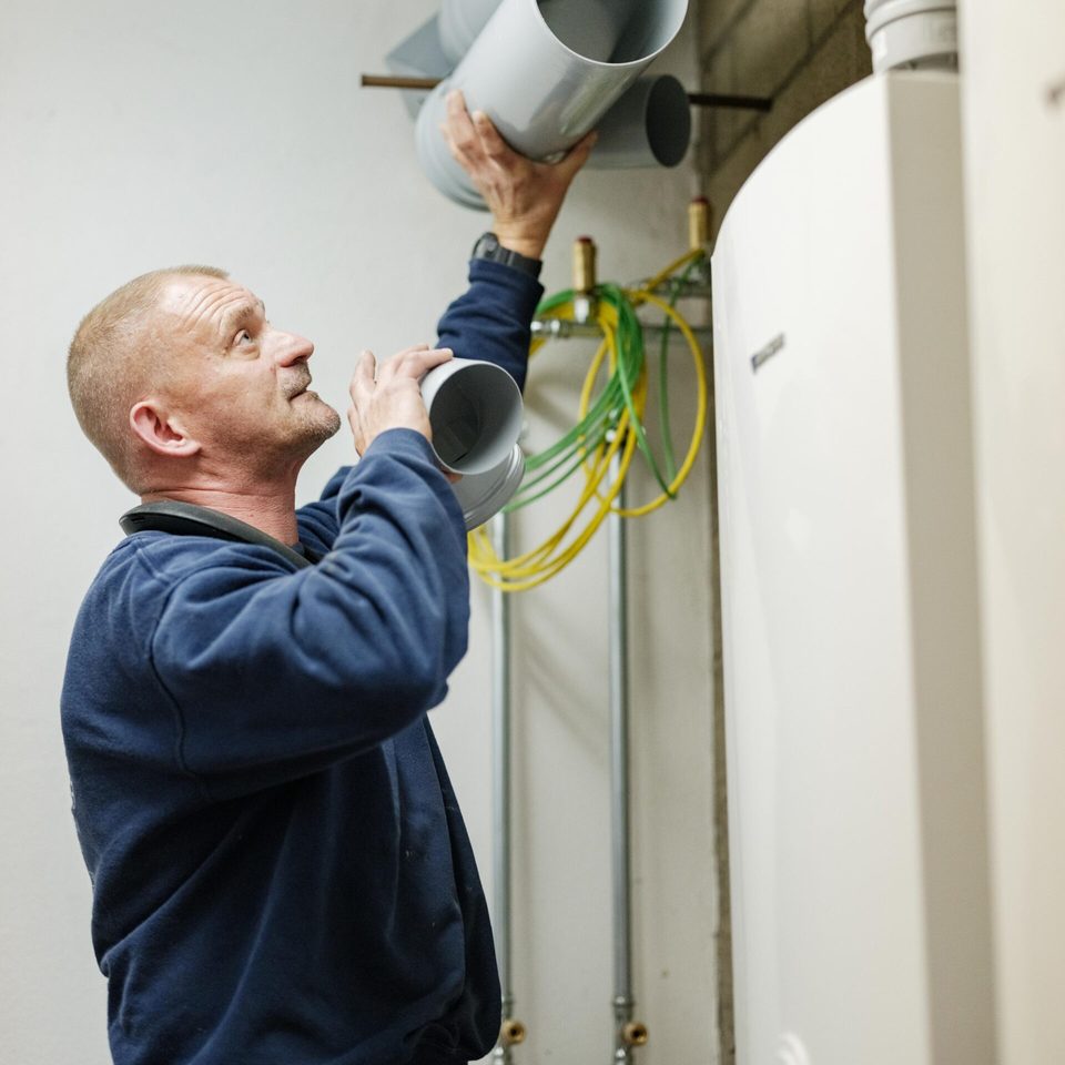 Portret van Stijn V., servicetechnieker hvac